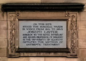 Joseph Lister Plaque