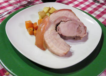 Roast Pork With Roast Potatoes