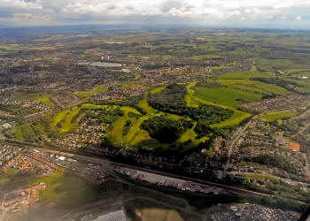 Glasow A View From The Air Looking Towards Stanley Resevoir