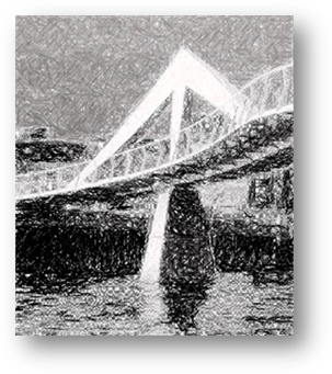S-Shaped Bridge-deck Squiggly Bridge Glasgow